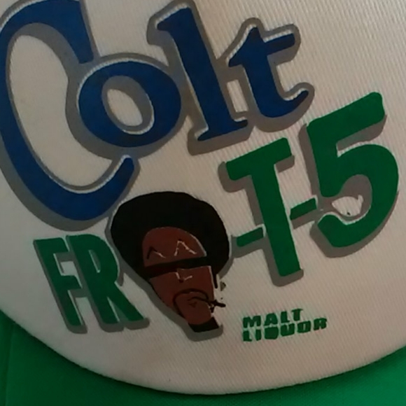 AFRO MAN  Colt fro-t-5 malt liquor hat - Picture 5 of 5